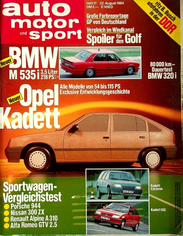 Deckblatt Auto Motor und Sport (17/1984)